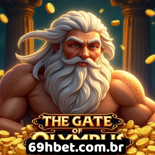 Tela principal do Gates of Olympus com o Monte Olimpo ao fundo